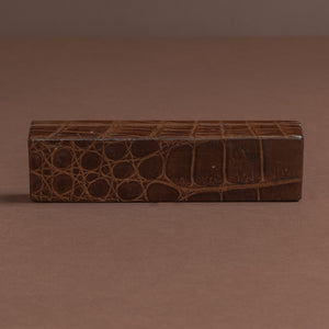 Crocodile Skin Stud Box