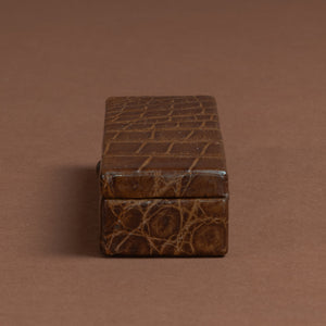 Crocodile Skin Stud Box