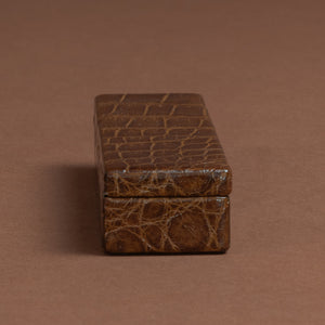 Crocodile Skin Stud Box