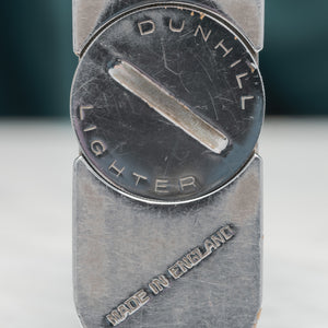 Dunhill 'Giant' Lighter with Chrome Plated Engine Turned Finish