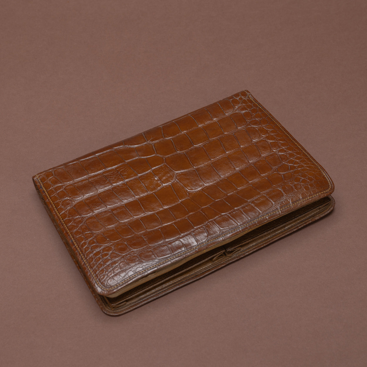 Crocodile Skin Blotter Folder