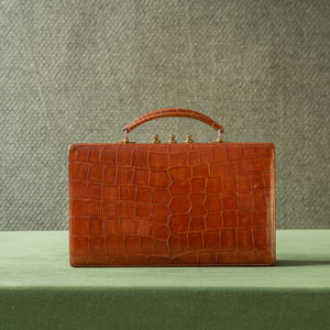 Crocodile Skin Jewellery Case