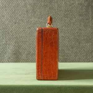 Crocodile Skin Jewellery Case