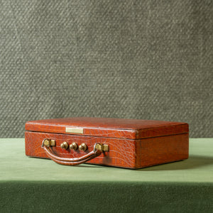 Crocodile Skin Jewellery Case