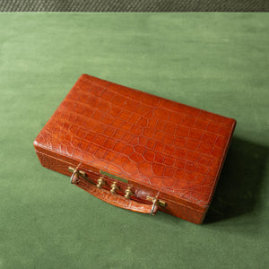 Crocodile Skin Jewellery Case
