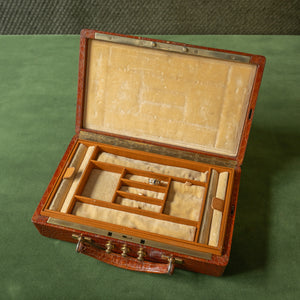 Crocodile Skin Jewellery Case