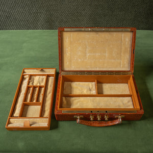 Crocodile Skin Jewellery Case