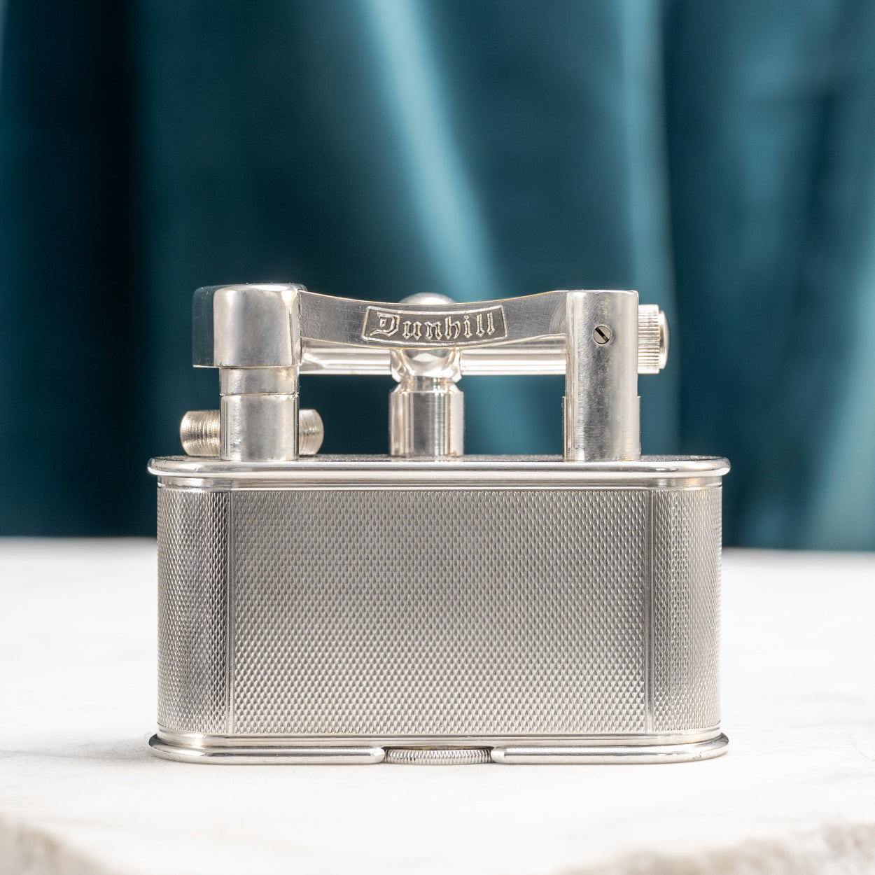 Dunhill Silver Plated Half Giant Table Lighter