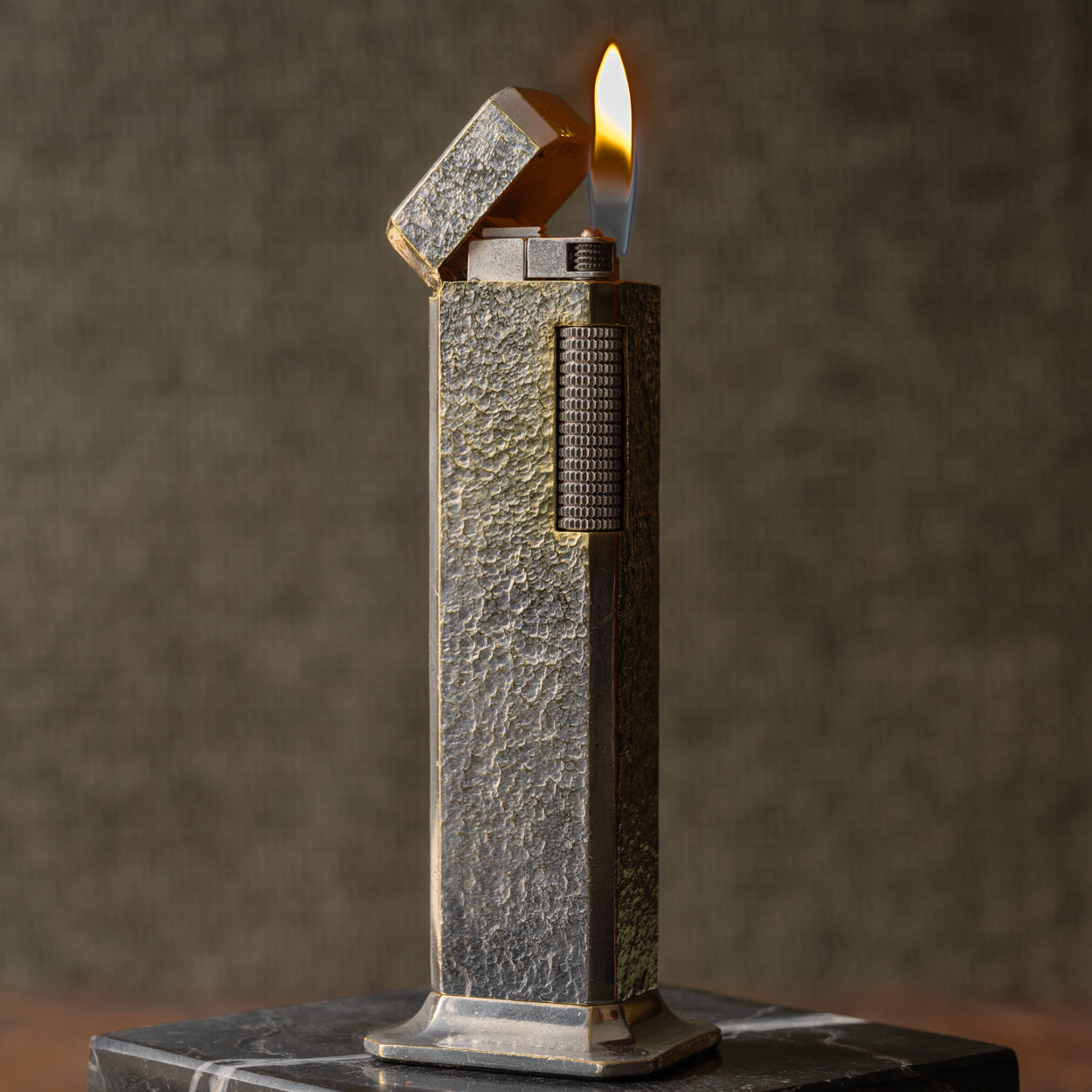 Dunhill Textured Silver Plate Tallboy Lighter – Bentleys London