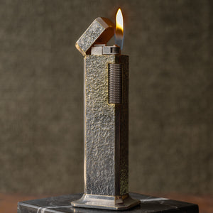 Dunhill Textured Silver Plate Tallboy Lighter