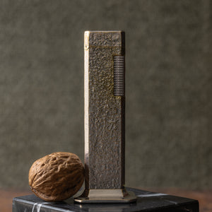 Dunhill Textured Silver Plate Tallboy Lighter