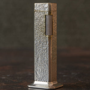 Dunhill Textured Silver Plate Tallboy Lighter