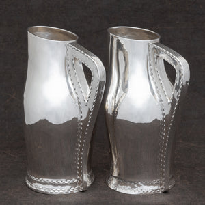 Pair of Silver 'Blackjack' Jugs