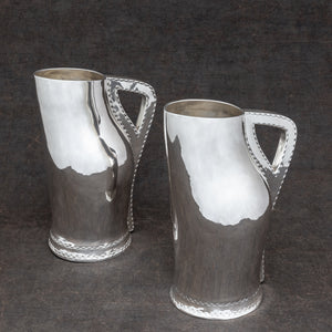 Pair of Silver 'Blackjack' Jugs