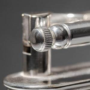 Dunhill 'Giant' Lighter with Engine Turned Silver Plated Finish