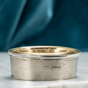 Collapsible Engine Turned Silver Cup