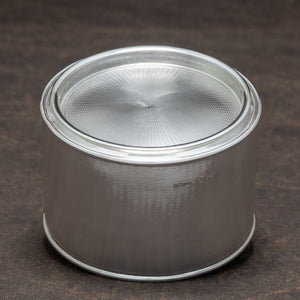 Asprey Engine Turned Silver Canister