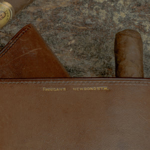 Mid Tan Leather Cigar Case