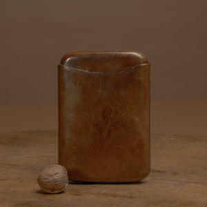 Mid Tan Leather Cigar Case