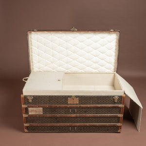 Large Goyard Steamer Trunk