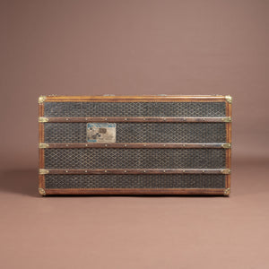 Large Goyard Steamer Trunk