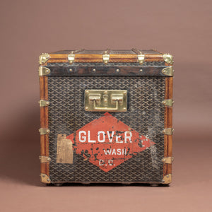 Large Goyard Steamer Trunk