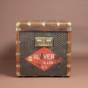 Large Goyard Steamer Trunk