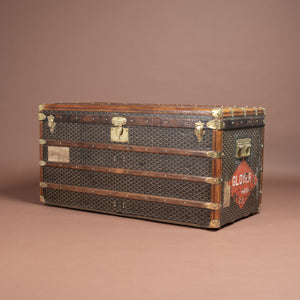 Large Goyard Steamer Trunk