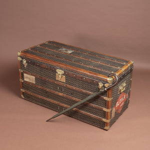 Large Goyard Steamer Trunk