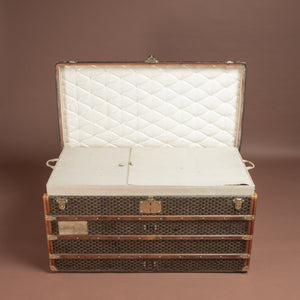 Large Goyard Steamer Trunk