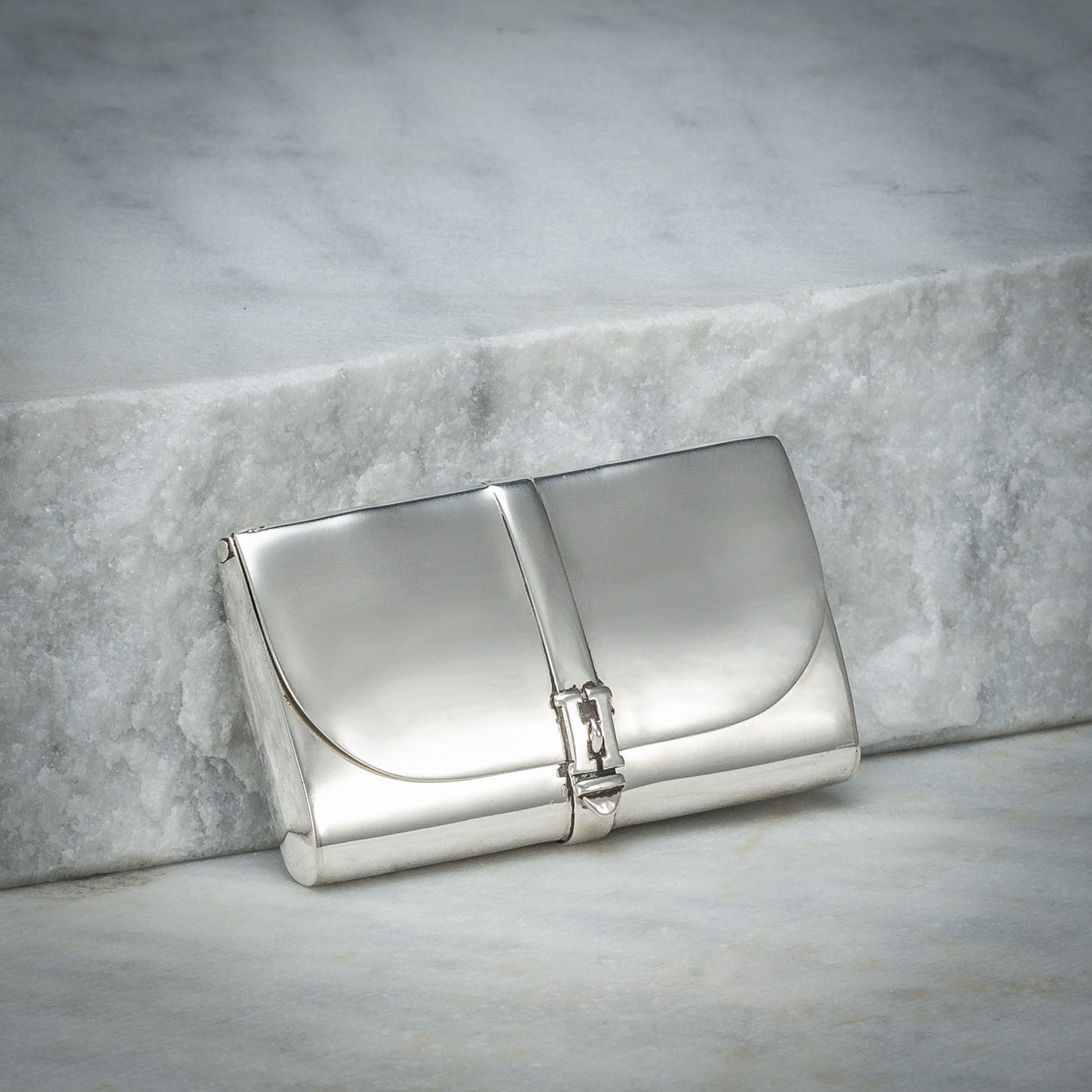 Bentleys London Shop Silver Miniature Silver Clutch Bag