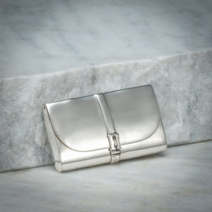 Hermès Miniature Silver Clutch Bag