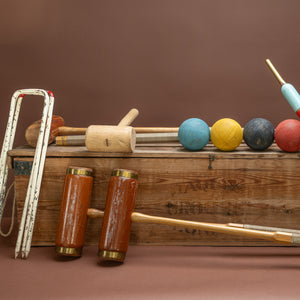 Boxed Jaques Croquet Set