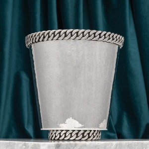 Hammered Silver Plate Wine Cooler/Champagne Ice Bucket by Jean Després