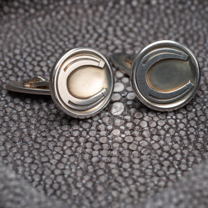 Jensen Silver Horseshoe Cufflinks