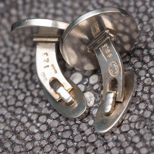 Jensen Silver Horseshoe Cufflinks