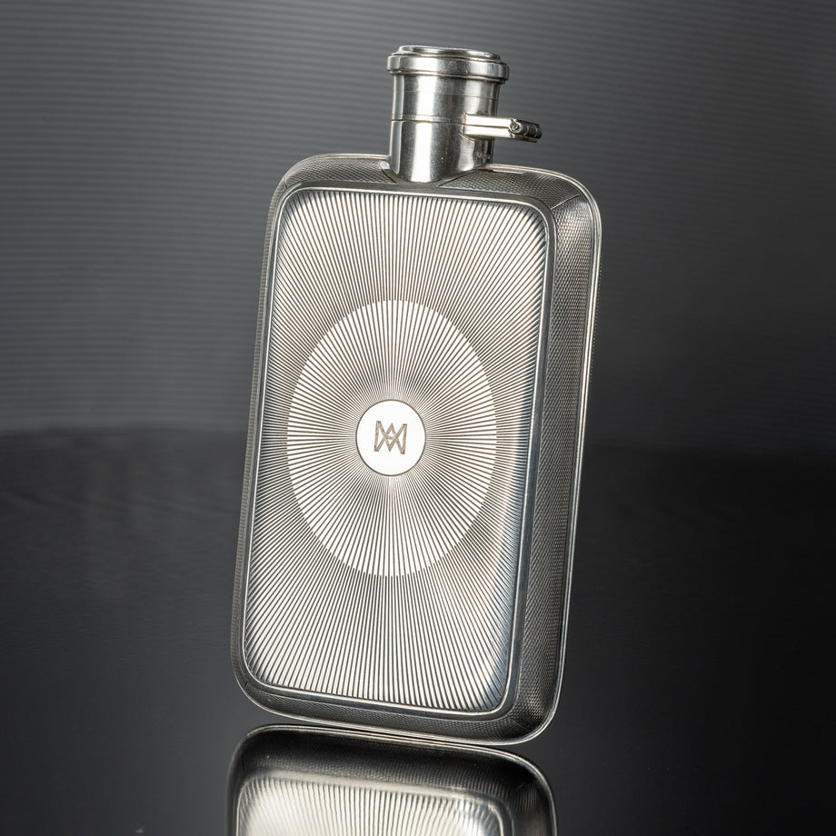 Silver Hip Flask by Keller