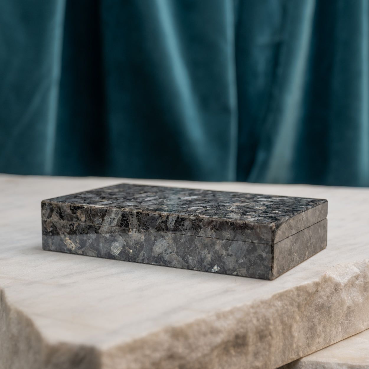 Larvikite Stone Box