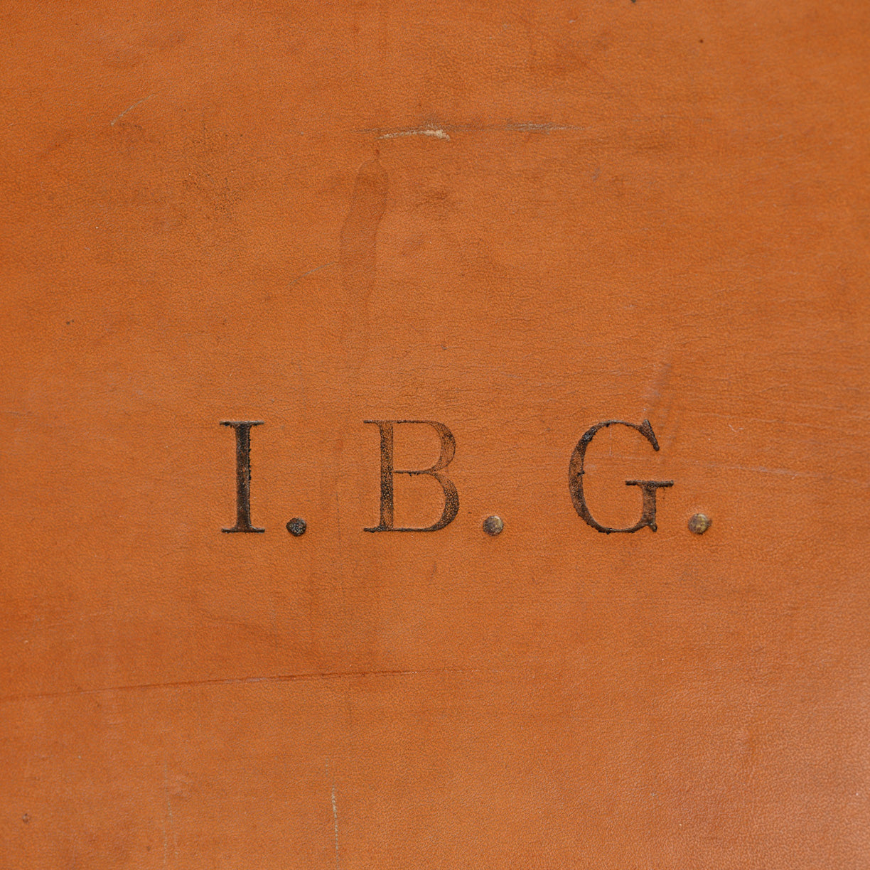 Tan Leather Attaché Case