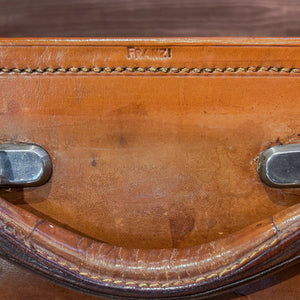 Tan Leather Attaché Case