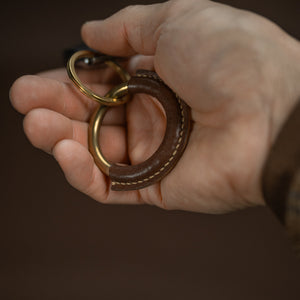 Brown Key Ring