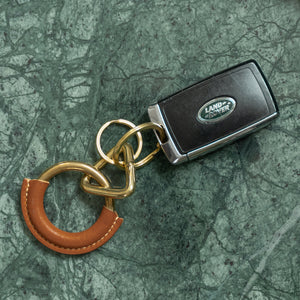 Tan Chatelaine Key Fob