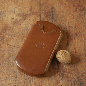 Mid Tan Leather Cigar Case