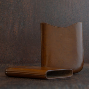 Mid Tan Leather Cigar Case