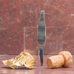 Miniature Champagne Bottle Pocket Knife