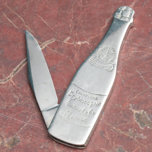 Miniature Champagne Bottle Pocket Knife