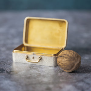 Miniature Silver Suitcase