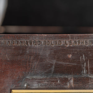 Dark Brown Leather Norfolk Hide Attaché Case