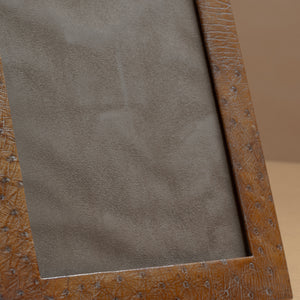 Large Ostrich Skin Picture Frame