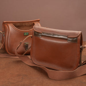 Pair of Leather Cartridge Bags